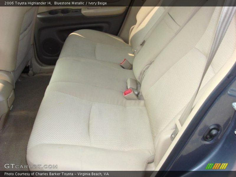 Bluestone Metallic / Ivory Beige 2006 Toyota Highlander I4