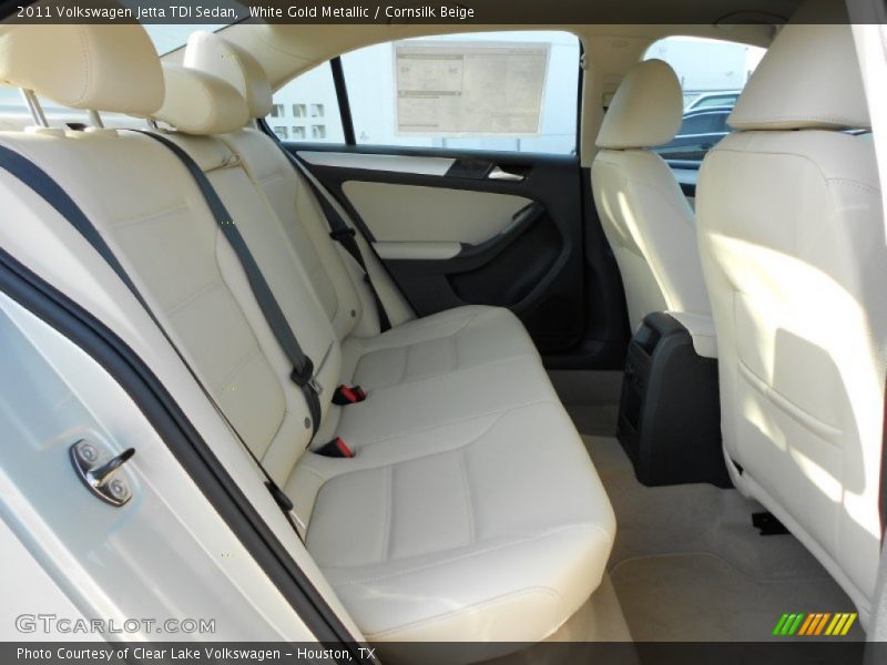 White Gold Metallic / Cornsilk Beige 2011 Volkswagen Jetta TDI Sedan