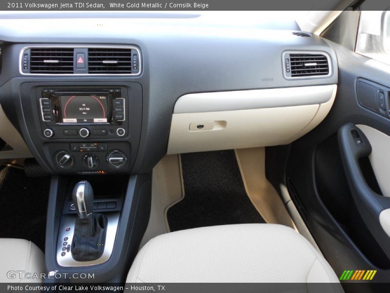 White Gold Metallic / Cornsilk Beige 2011 Volkswagen Jetta TDI Sedan