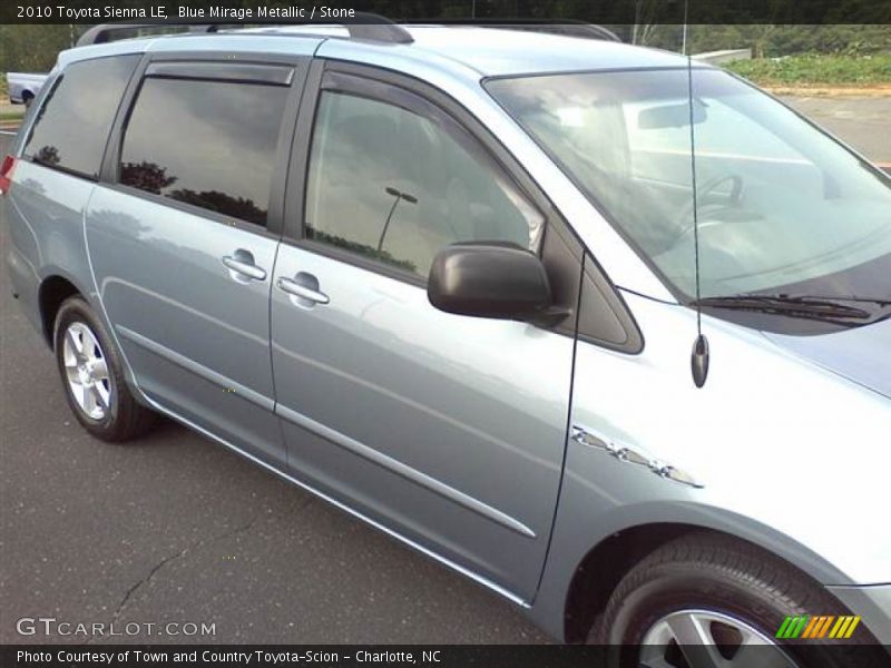 Blue Mirage Metallic / Stone 2010 Toyota Sienna LE