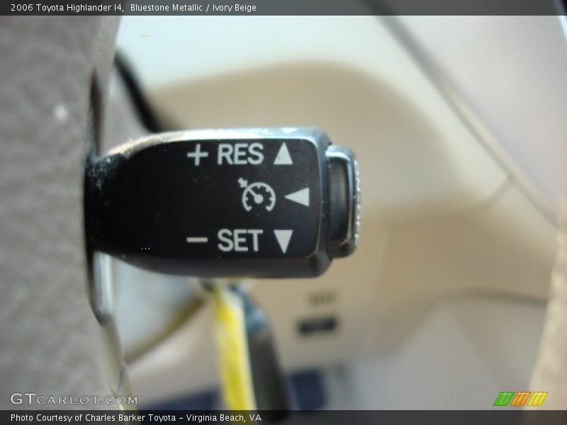 Bluestone Metallic / Ivory Beige 2006 Toyota Highlander I4