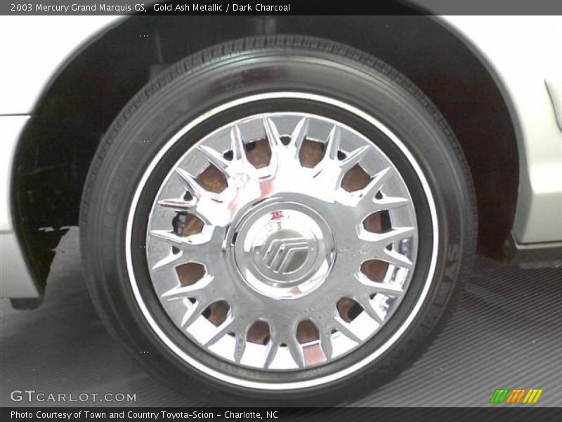 Gold Ash Metallic / Dark Charcoal 2003 Mercury Grand Marquis GS