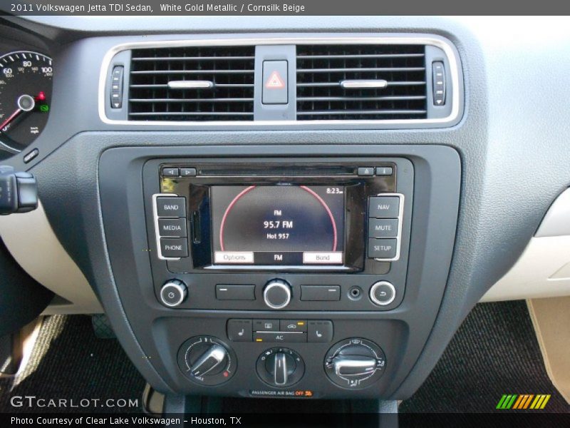 White Gold Metallic / Cornsilk Beige 2011 Volkswagen Jetta TDI Sedan