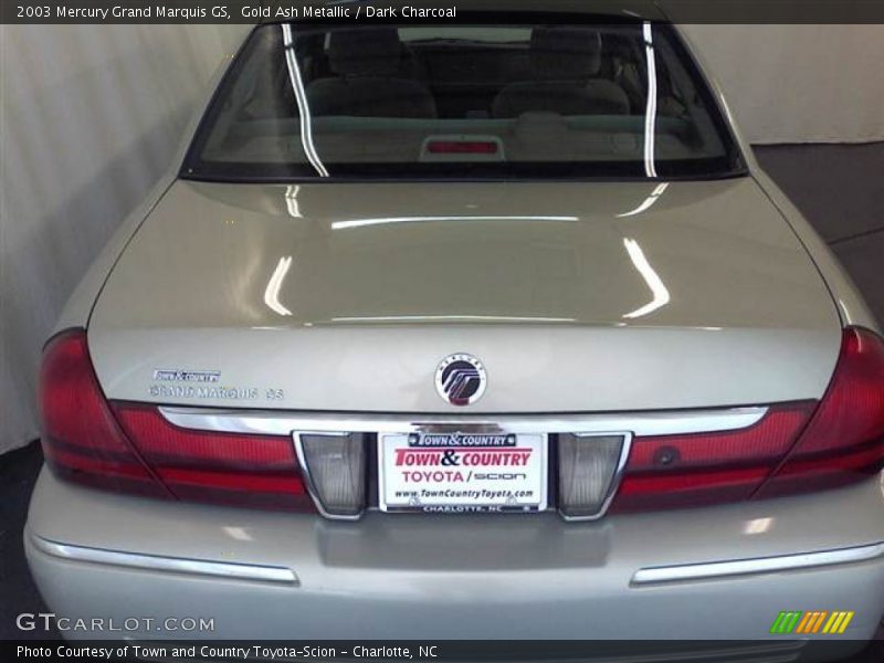 Gold Ash Metallic / Dark Charcoal 2003 Mercury Grand Marquis GS