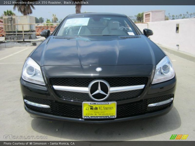 Black / Ash/Black 2012 Mercedes-Benz SLK 350 Roadster