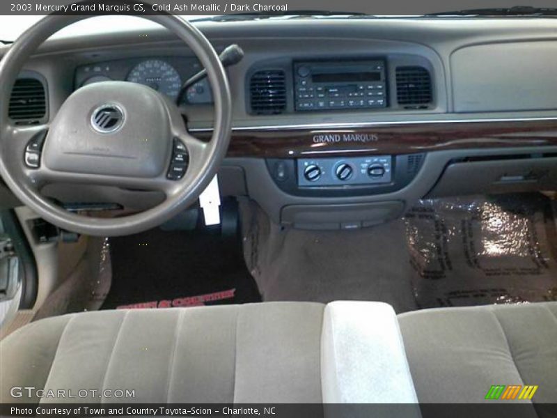 Gold Ash Metallic / Dark Charcoal 2003 Mercury Grand Marquis GS