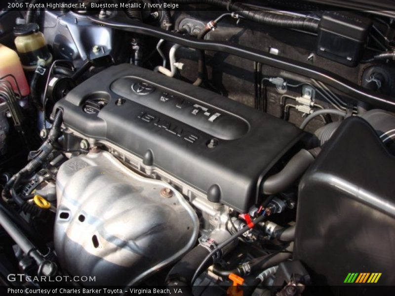 Bluestone Metallic / Ivory Beige 2006 Toyota Highlander I4
