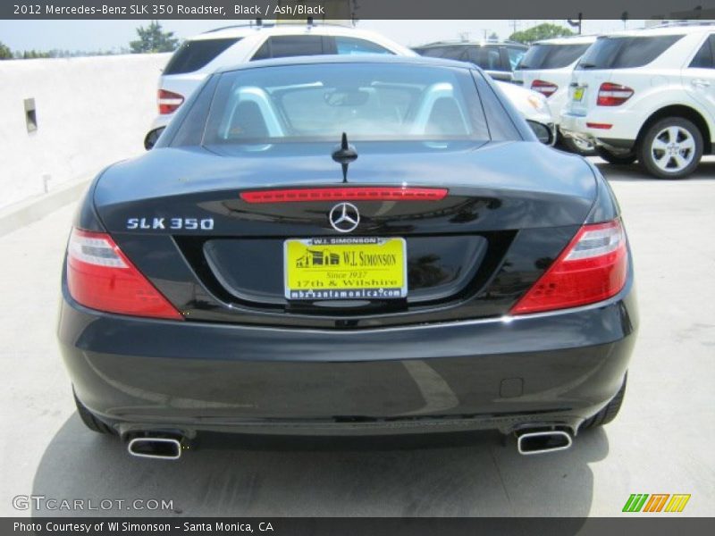 Black / Ash/Black 2012 Mercedes-Benz SLK 350 Roadster