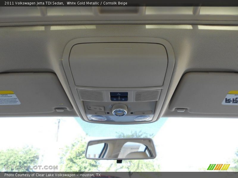 White Gold Metallic / Cornsilk Beige 2011 Volkswagen Jetta TDI Sedan