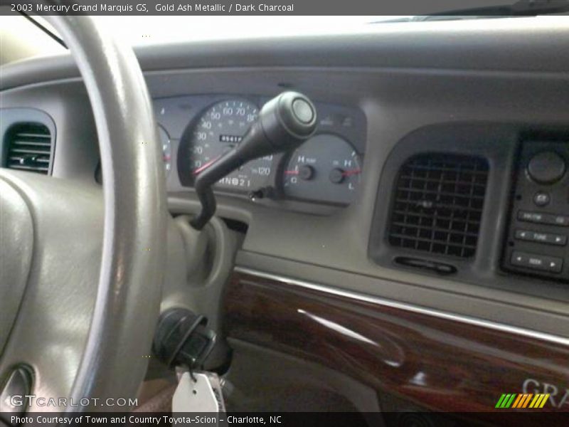 Gold Ash Metallic / Dark Charcoal 2003 Mercury Grand Marquis GS