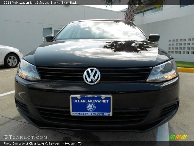 Black / Titan Black 2011 Volkswagen Jetta S Sedan