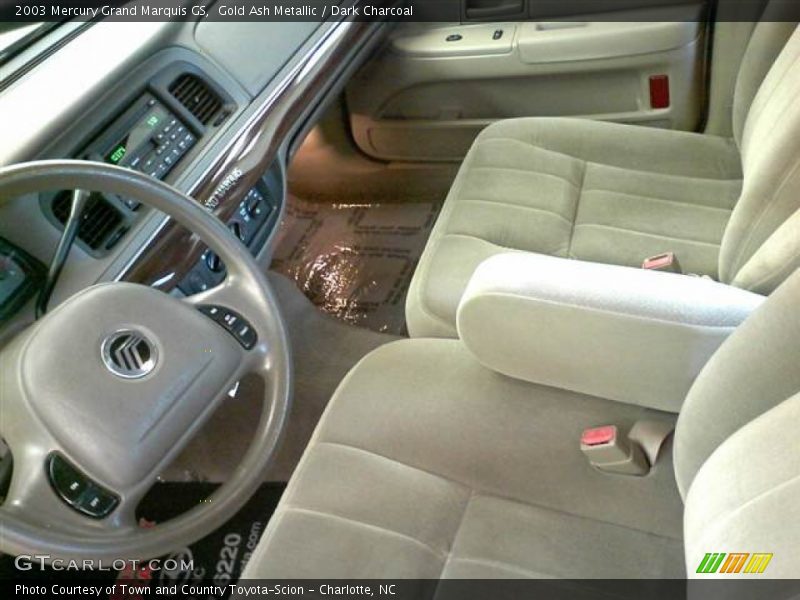 Gold Ash Metallic / Dark Charcoal 2003 Mercury Grand Marquis GS