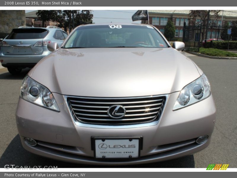 Moon Shell Mica / Black 2008 Lexus ES 350