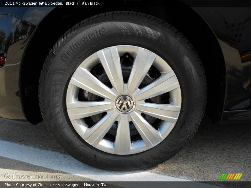 Black / Titan Black 2011 Volkswagen Jetta S Sedan
