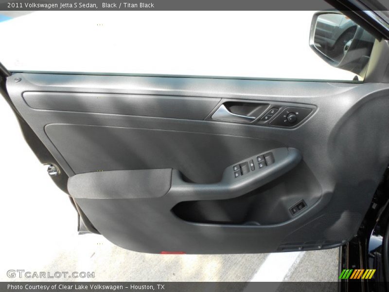 Black / Titan Black 2011 Volkswagen Jetta S Sedan