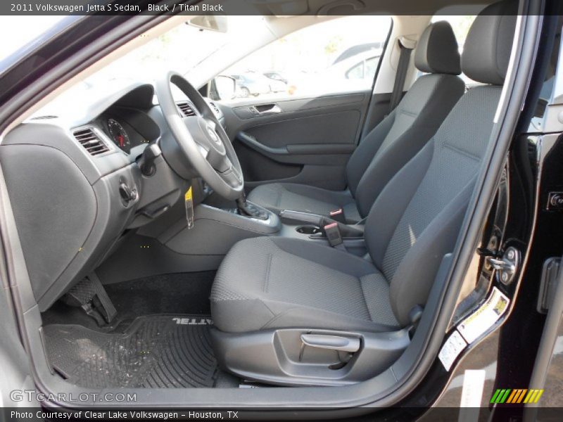 Black / Titan Black 2011 Volkswagen Jetta S Sedan
