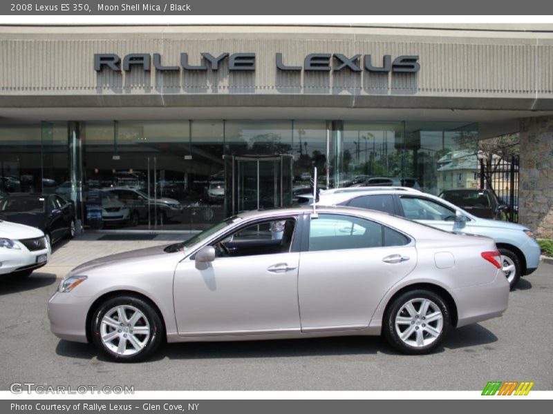Moon Shell Mica / Black 2008 Lexus ES 350