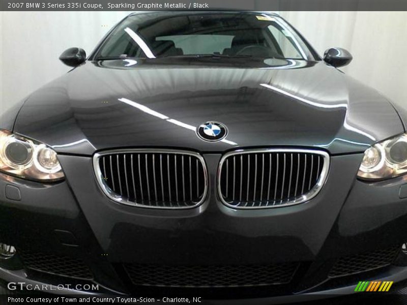 Sparkling Graphite Metallic / Black 2007 BMW 3 Series 335i Coupe
