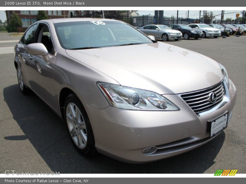 Moon Shell Mica / Black 2008 Lexus ES 350