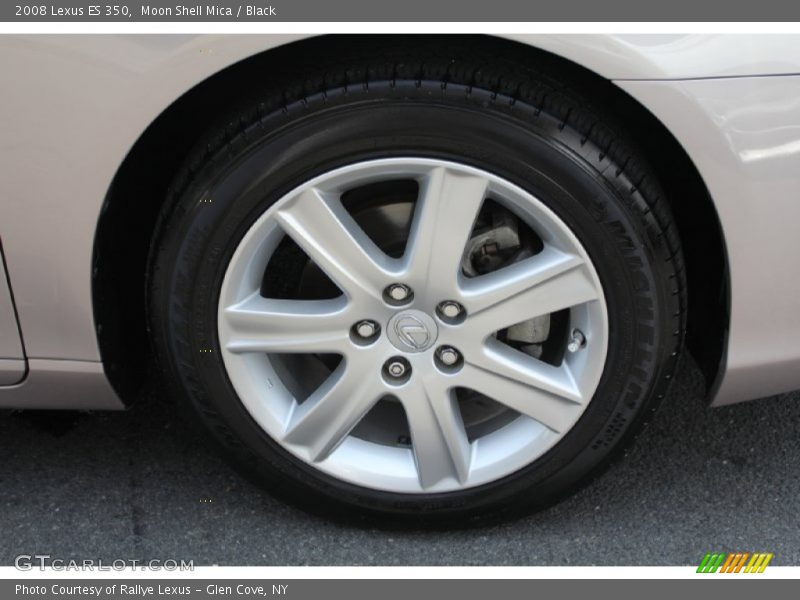 Moon Shell Mica / Black 2008 Lexus ES 350