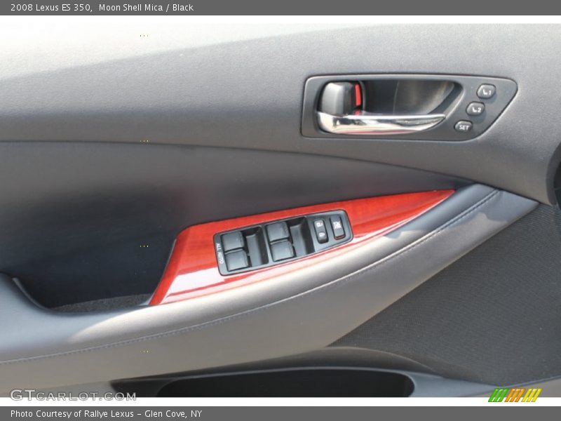 Moon Shell Mica / Black 2008 Lexus ES 350