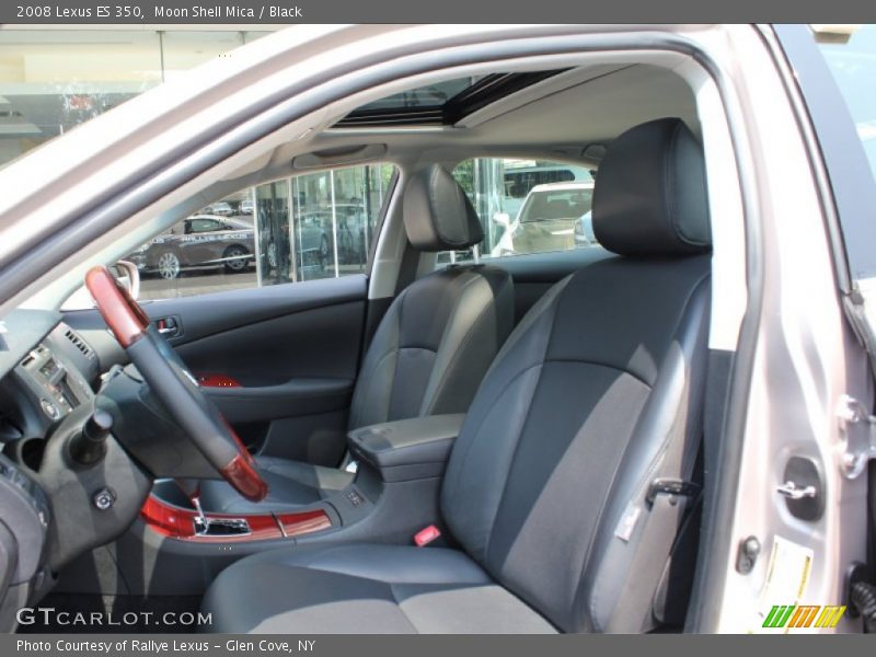 Moon Shell Mica / Black 2008 Lexus ES 350