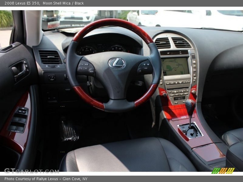 Moon Shell Mica / Black 2008 Lexus ES 350