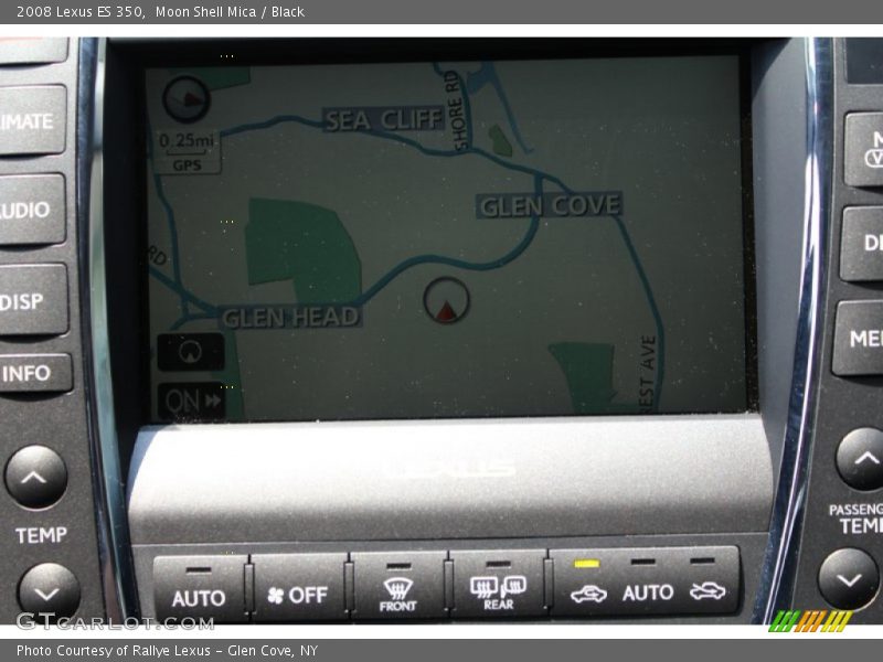 Moon Shell Mica / Black 2008 Lexus ES 350