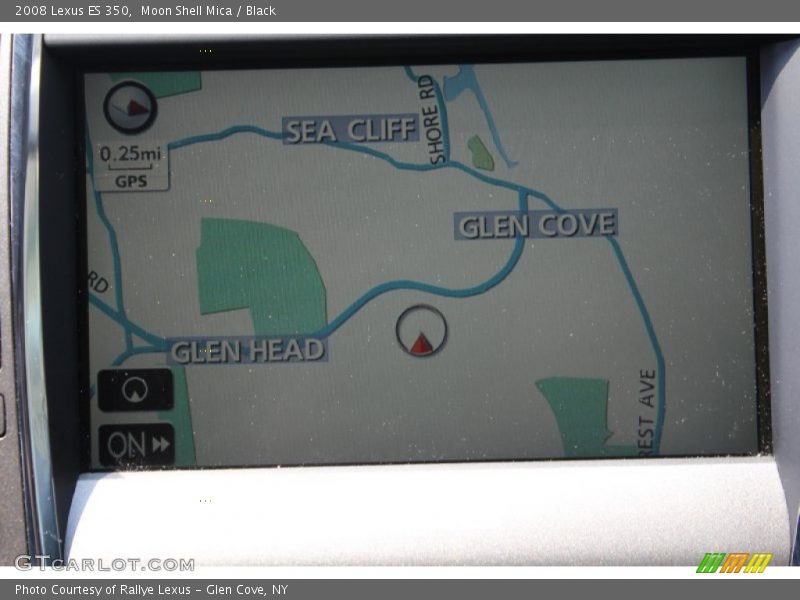Moon Shell Mica / Black 2008 Lexus ES 350