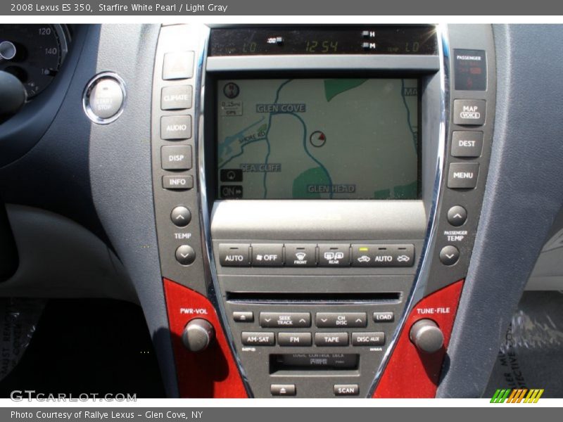 Starfire White Pearl / Light Gray 2008 Lexus ES 350