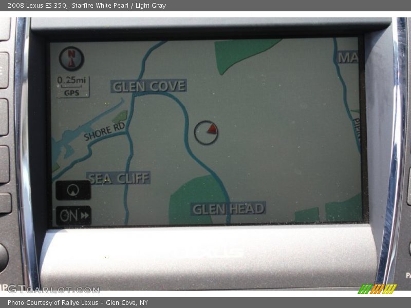 Starfire White Pearl / Light Gray 2008 Lexus ES 350