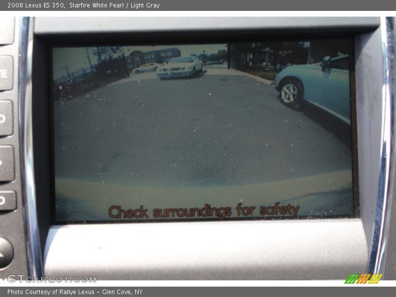 Starfire White Pearl / Light Gray 2008 Lexus ES 350