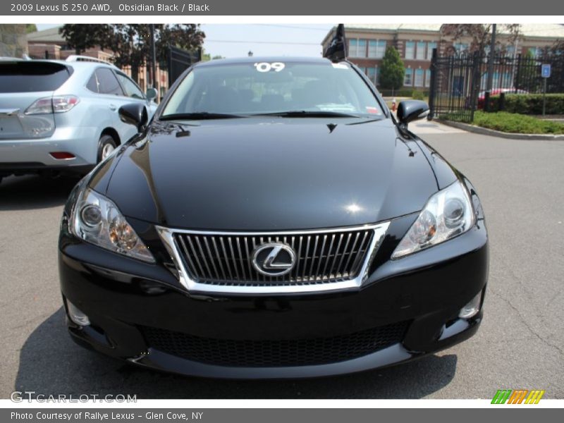 Obsidian Black / Black 2009 Lexus IS 250 AWD