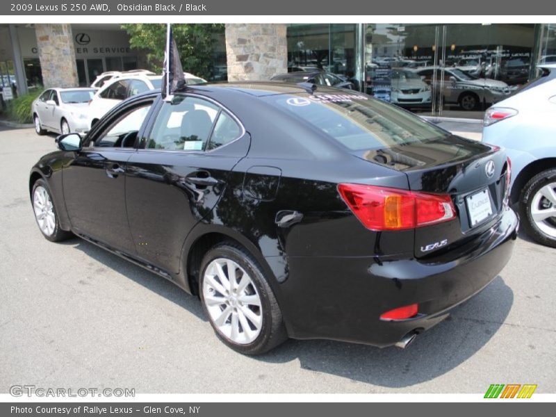 Obsidian Black / Black 2009 Lexus IS 250 AWD
