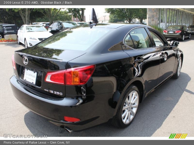 Obsidian Black / Black 2009 Lexus IS 250 AWD
