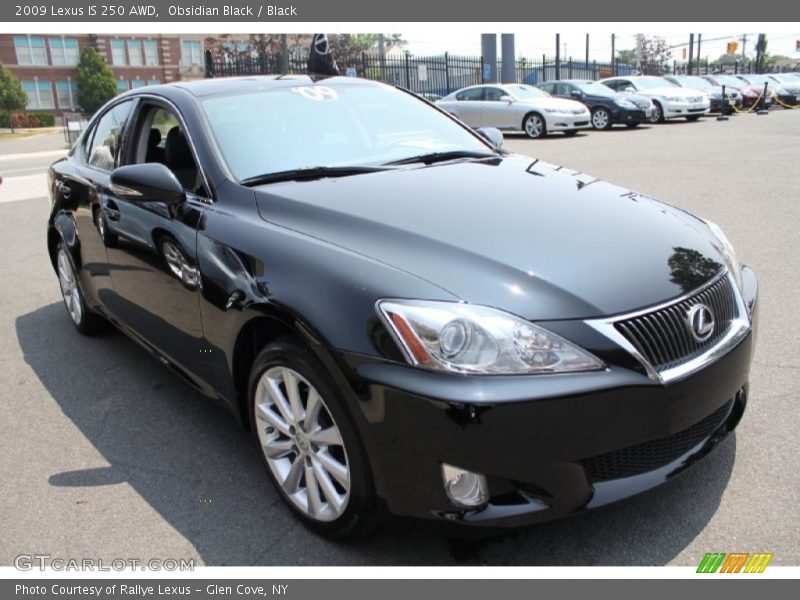 Obsidian Black / Black 2009 Lexus IS 250 AWD