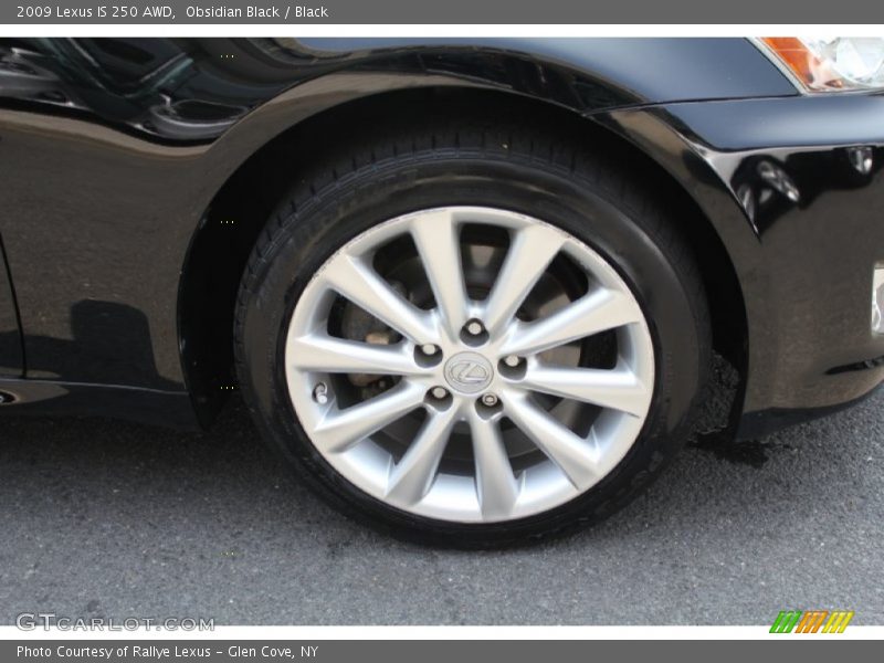 Obsidian Black / Black 2009 Lexus IS 250 AWD