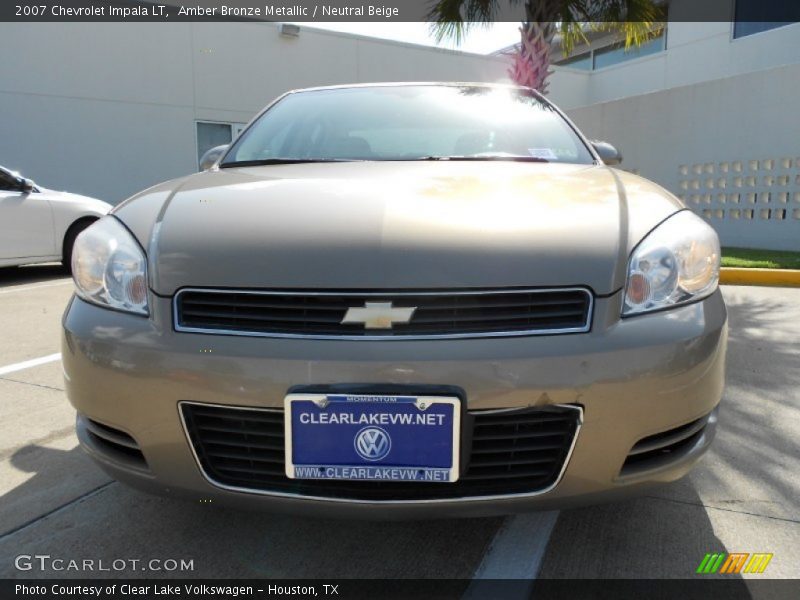 Amber Bronze Metallic / Neutral Beige 2007 Chevrolet Impala LT