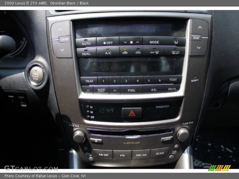 Obsidian Black / Black 2009 Lexus IS 250 AWD