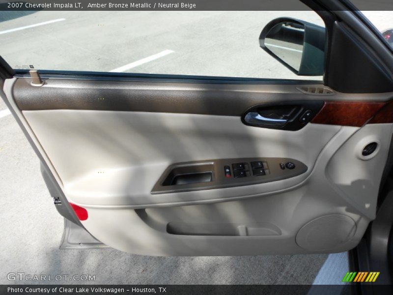 Amber Bronze Metallic / Neutral Beige 2007 Chevrolet Impala LT
