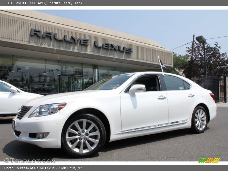 Starfire Pearl / Black 2010 Lexus LS 460 AWD