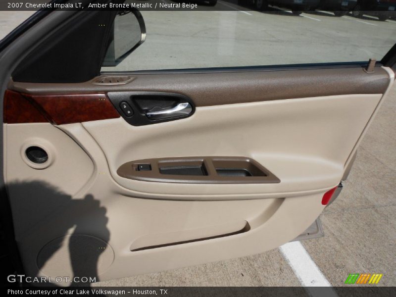 Amber Bronze Metallic / Neutral Beige 2007 Chevrolet Impala LT