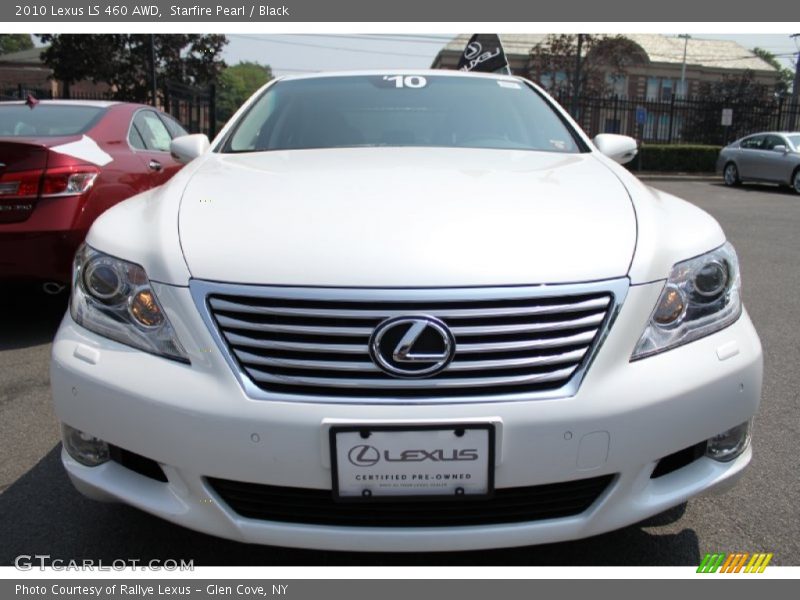 Starfire Pearl / Black 2010 Lexus LS 460 AWD
