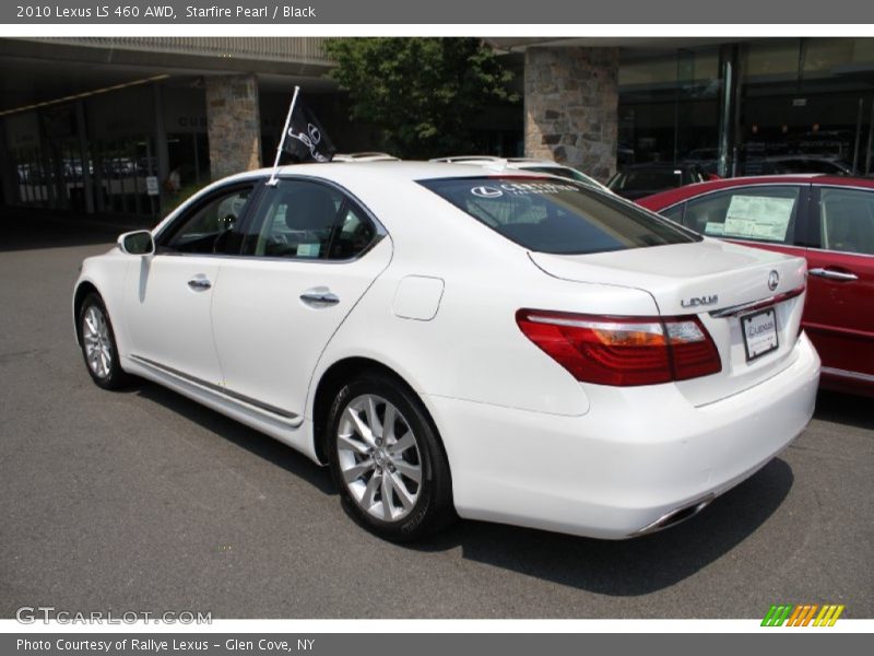 Starfire Pearl / Black 2010 Lexus LS 460 AWD