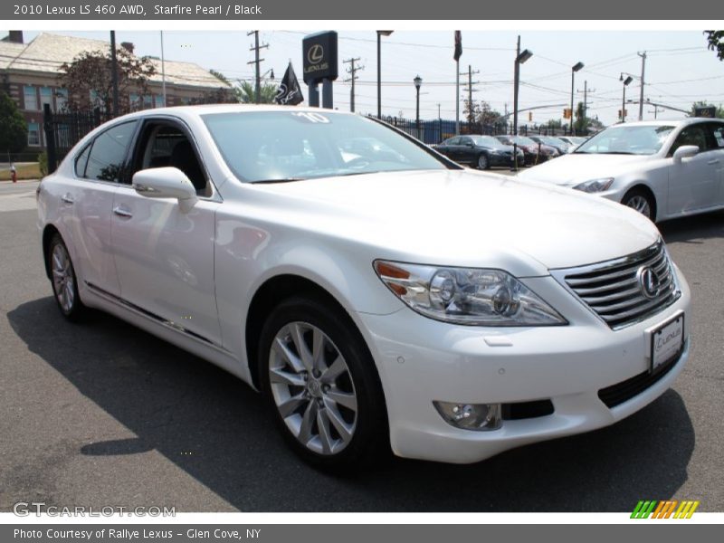 Starfire Pearl / Black 2010 Lexus LS 460 AWD