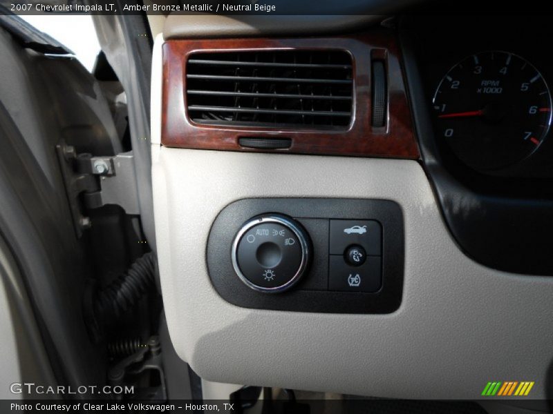 Amber Bronze Metallic / Neutral Beige 2007 Chevrolet Impala LT