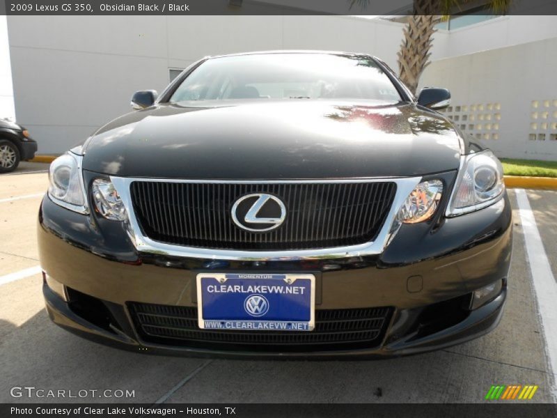 Obsidian Black / Black 2009 Lexus GS 350