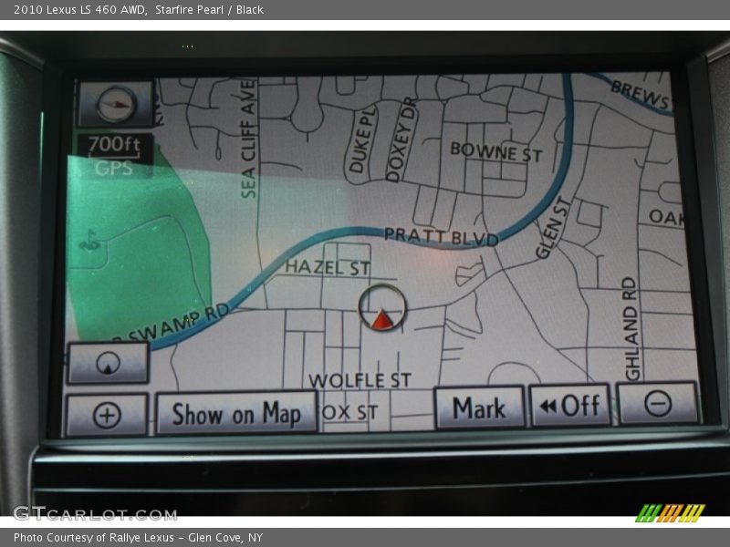 Starfire Pearl / Black 2010 Lexus LS 460 AWD