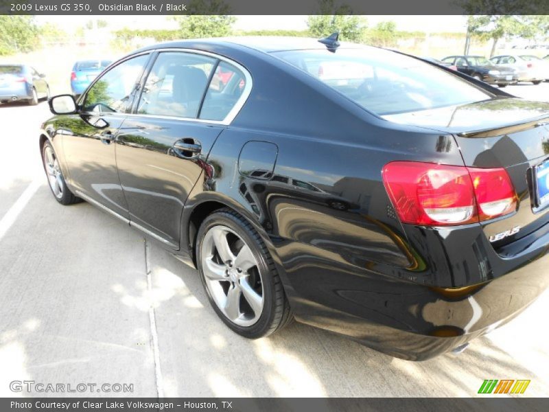 Obsidian Black / Black 2009 Lexus GS 350