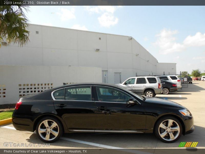 Obsidian Black / Black 2009 Lexus GS 350